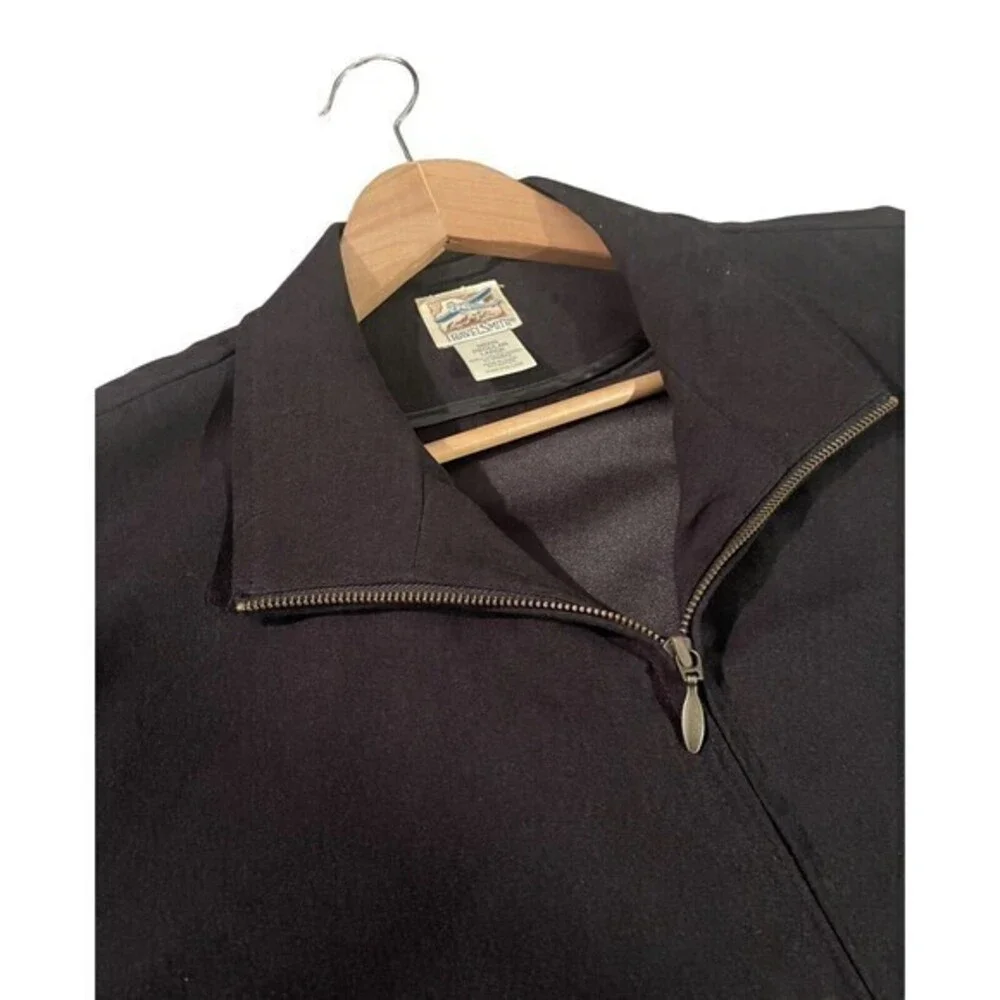 TRAVELSMITH‎ FULL ZIP JACKET - BLACK MEN'S SIZE LARGE